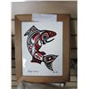 Image 2 : NATIVE CEDAR SIGNED BOX AND RABBIT FUR WHITE GLOVES