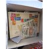 Image 2 : 2 BOXES OF COLLECTIBLE STAMPS ON AND OFF PAPER