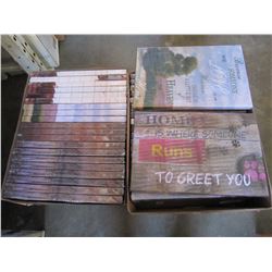 2 BOXES OF NEW CANVAS PRINTS