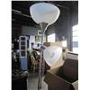 Image 1 : METAL SILVER FLOOR LAMP WITH BENDABLE READING LAMP