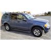 Image 1 : 2003 FORD EXPLORER XLT, 4 DOOR, 4 WHEEL DRIVE AUTOMATIC, 285193KM WITH KEY FOB AND REGISTRATION
