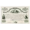 Image 1 : Keystone mutual Life and Health Insurance Co., of Harrisburg, 1854 Scrip Certificate.