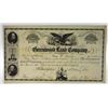 Image 1 : Greenwood Land Co., 1855 Issued Stock Certificate