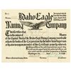 Image 1 : Idaho Eagle Mining Co., 1910 Issued Stock Certificate