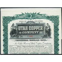 Utah Copper Co. 1906 Specimen Bond.