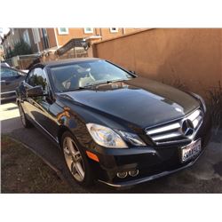 2011 Mercedes E350 Cabriolet