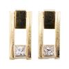 Image 1 : 0.40 ctw Diamond Earrings - 14KT Yellow Gold