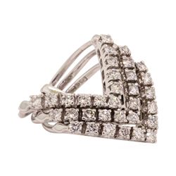 1.20 ctw Diamond Ring - 18KT White Gold