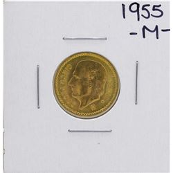 1955 Cinco Pesos Gold Coin