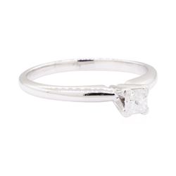 0.20 ctw Diamond Solitatire Ring - 14KT White Gold