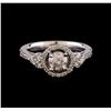 Image 2 : 1.08 ctw Diamond Ring - 14KT White Gold