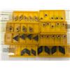 Image 1 : (35) KENNAMETAL MISC. CARBIDE INSERT *SEE PICS FOR PART #*