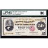 Image 1 : 1882 $50 Gold Certificate PMG 30