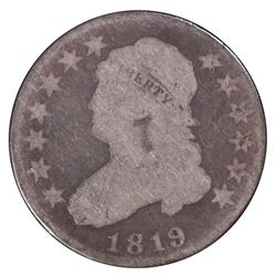 1819 Capped Bust Quarter Coin