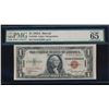 Image 1 : 1935A $1 Hawaii Silver Certificate PMG 65EPQ