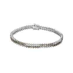 14KT White Gold 4.10ctw Diamond Bracelet