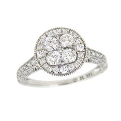 14KT White Gold 1.50ctw Diamond Ring