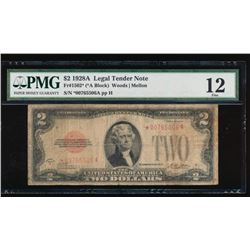 1928A $2 Legal Tender Star Note PMG 12