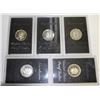 Image 1 : PROOF SILVER IKE DOLLARS:
