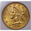 Image 2 : 1901 $10.00 GOLD LIBERTY