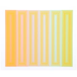 Richard Anuszkiewicz, Sun Keyed, Serigraph