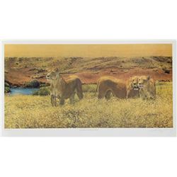 Libby Berry, Look Who's Coming to Dinner, Offset Lithograph