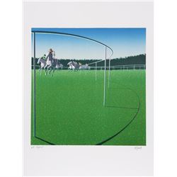 Bezard, Horse Races #5, Serigraph