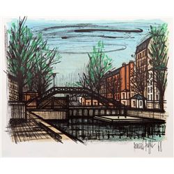 Bernard Buffet, Canal St. Martin, Lithograph