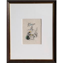 Marc Chagall, King David (Sorlier 719), Lithograph