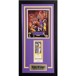 Kobe Bryant - NBA Finals MVP (Collage), Offset Print with LA Lakers Ticket
