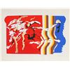 Image 1 : M. Debashis, Abstract Girl on Beach, Serigraph