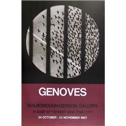 Juan Genoves, Marlborough - Gerson Gallery, Poster