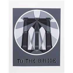 Robert Indiana, To the Bridge from the American Dream Portfolio, Serigraph