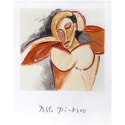 Pablo Picasso, Buste d'Homme, Lithograph