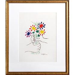 Pablo Picasso, Le Bouquet, Offset Lithograph
