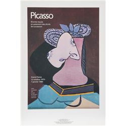 Pablo Picasso, Le Chapeau de Paille au feuillage Bleu, Lithograph