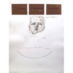 Michelangelo Pistoletto, I Am The Third Series #6, Silkscreen