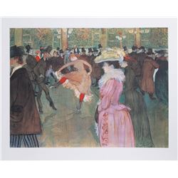 Henri de Toulouse-Lautrec, At the Moulin Rouge: The Dance, Lithograph