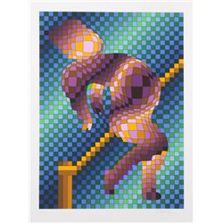 Victor Vasarely, Harlequin Sportif, Screenprint