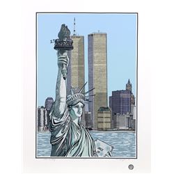 Cindy Wolsfeld, Statue of Liberty, Serigraph
