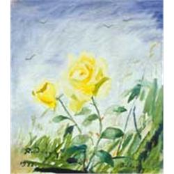 Gyula Rudnay (1878-1957) - Yellow roses, 1932