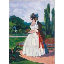 Géza Faragó (1877-1928) - Walking