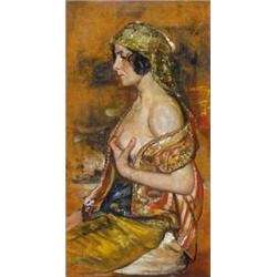 Gyula Tornai (1851-1928) - Eastern woman