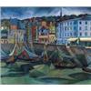Image 1 : József Bató (1888-1966) - Harbour, 1912