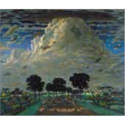 Adolf Fényes (1867-1945) - Fabulous landscape 