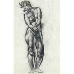 Vilmos Aba-Novák (1894-1941) - Musing nude, around 1920