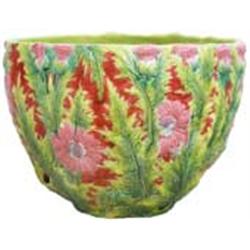 "Thistly" jardinière, Zsolnay, around 1899  