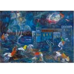 Zoltán Klie (1897-1992) - Night riders, 1959