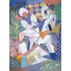 Béla Kádár (1877-1956) - Courting 