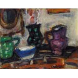 Béla Czóbel (1883-1976) - Still life with jug, from the 1930s
